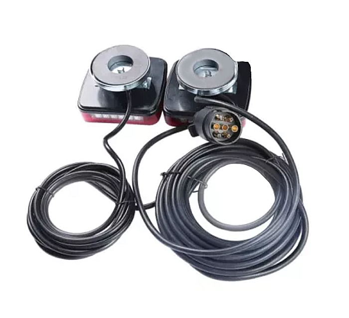 Set 2 Lampi LED spate remorca cu magnet 12/24V [2]