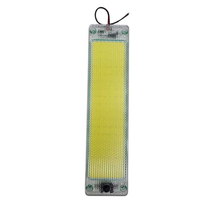 Set 2 placi LED COB ultra bright cu buton ON/OFF 1900LM 24.7CM 12V pentru interior auto [6]