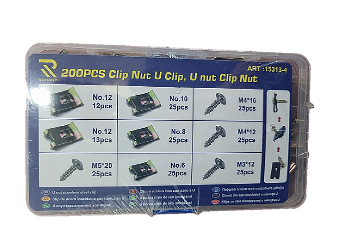 Set suruburi cu cleme 200 buc [2]