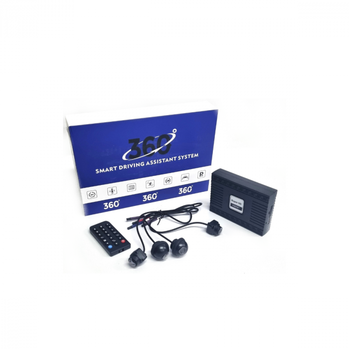 Sistem 4 Camere Auto Panoramic 360° 1080P HD sistem ANDROID [1]