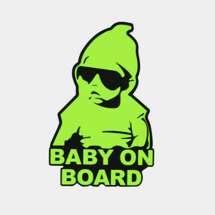 Sticker auto Baby On Board 11.5x8 cm diverse culori [5]