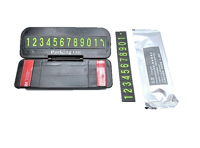 Suport afisaj numar telefon parcare temporara auto [3]