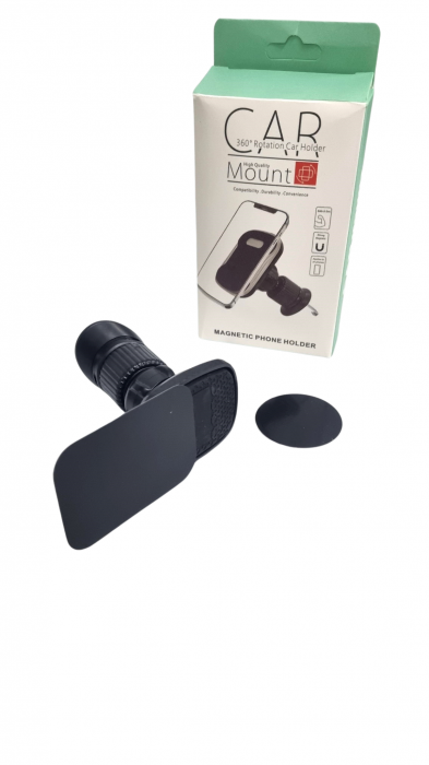 Suport telefon auto grila magnetic prindere carlig [2]