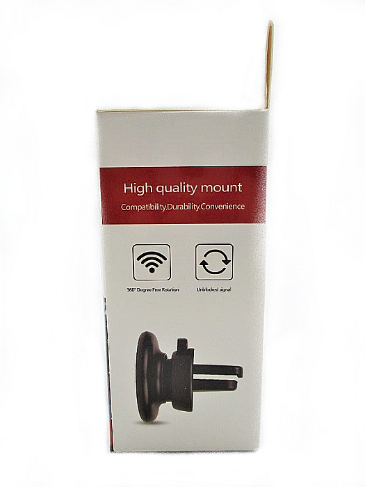 Suport telefon auto grila magnetic rotund [2]