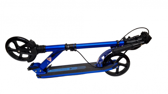 Trotineta Pliabila cu Frana Reglabila pe inaltime 100 kg Albastra [7]