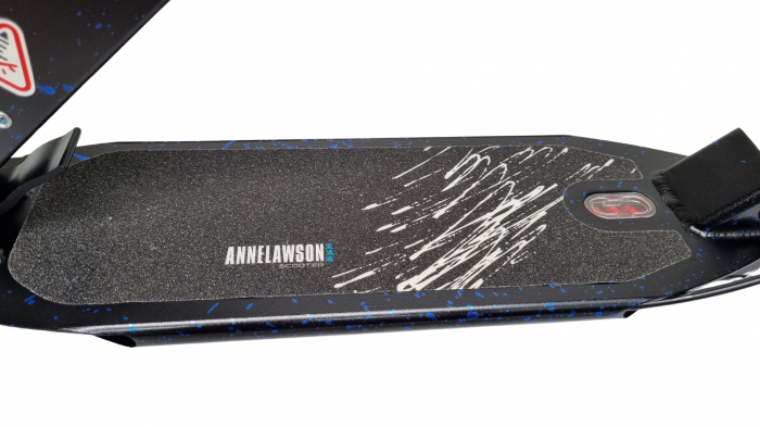 Trotineta pliabila cu dubla suspensie si frana pe disc URBAN Albastru [4]