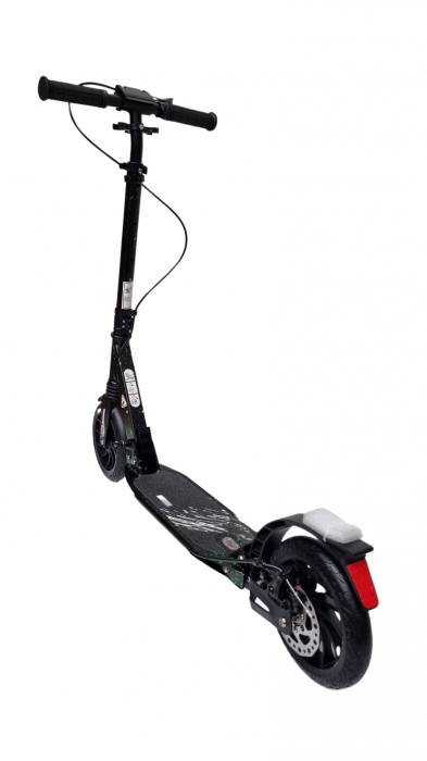 Trotineta pliabila cu dubla suspensie si frana pe disc URBAN Verde [9]