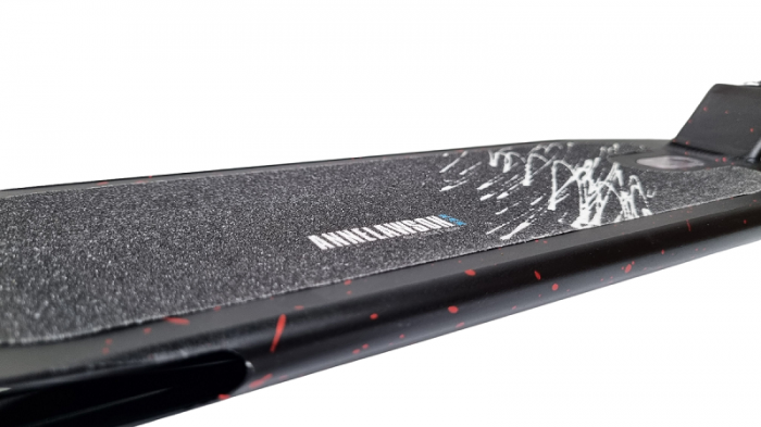 Trotineta pliabila cu dubla suspensie si frana pe disc URBAN Rosie [3]