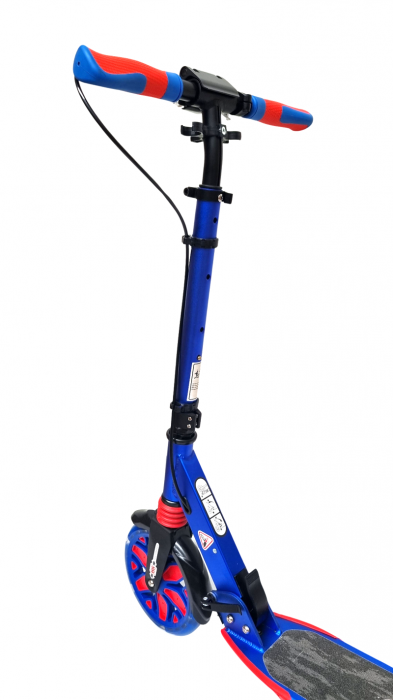 Trotineta pliabila cu Frana pe Disc, Suspensie Roata, LED-uri, ajustabila 100 kg RB [3]