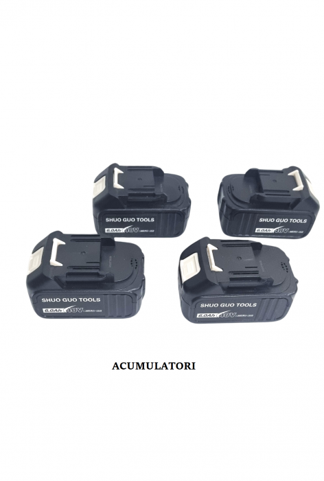 Trusa Scule Electrice Lithium 5 Piese cu 4 Acumulatori 48V 6.0A [11]