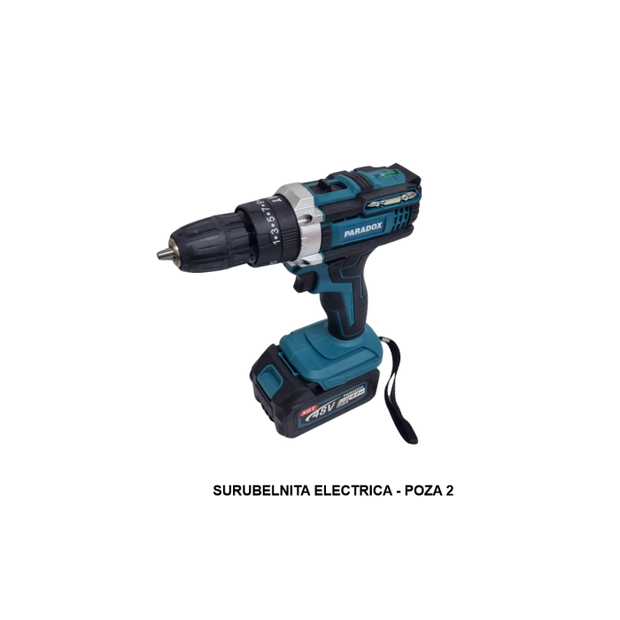 ​​​​​​​Trusa scule electrice profesionala 48V 5 piese cu 4 acumulatori Lithium 6.0Ah [14]