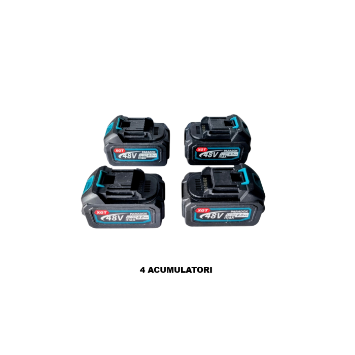 ​​​​​​​Trusa scule electrice profesionala 48V 5 piese cu 4 acumulatori Lithium 6.0Ah [3]