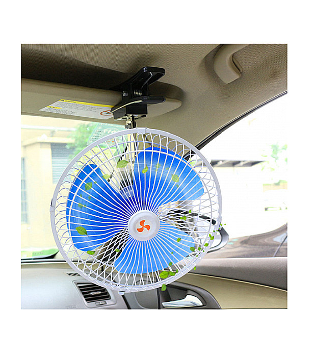 Ventilator auto 8" prindere clema 12V [5]