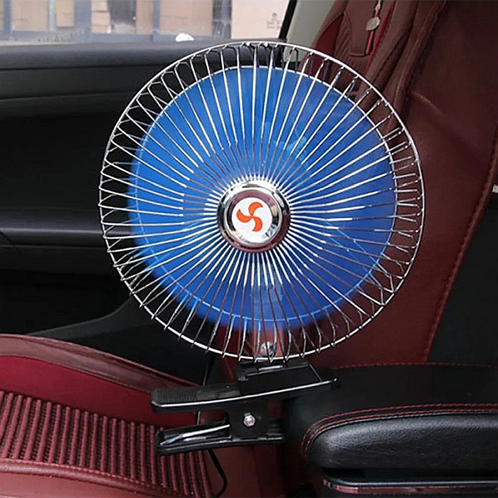 Ventilator auto 8" prindere clema 12V [4]