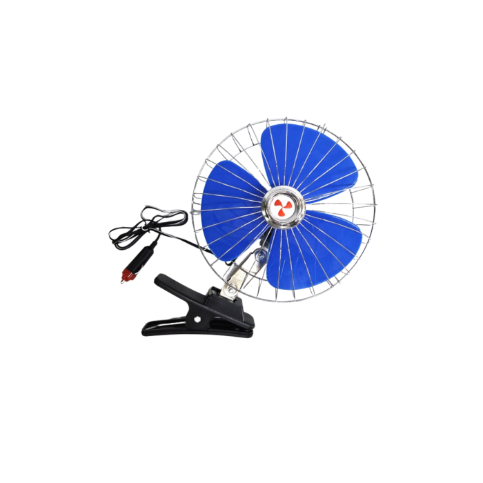 Ventilator auto 8 inch 12V cu prindere clema pentru masina [2]