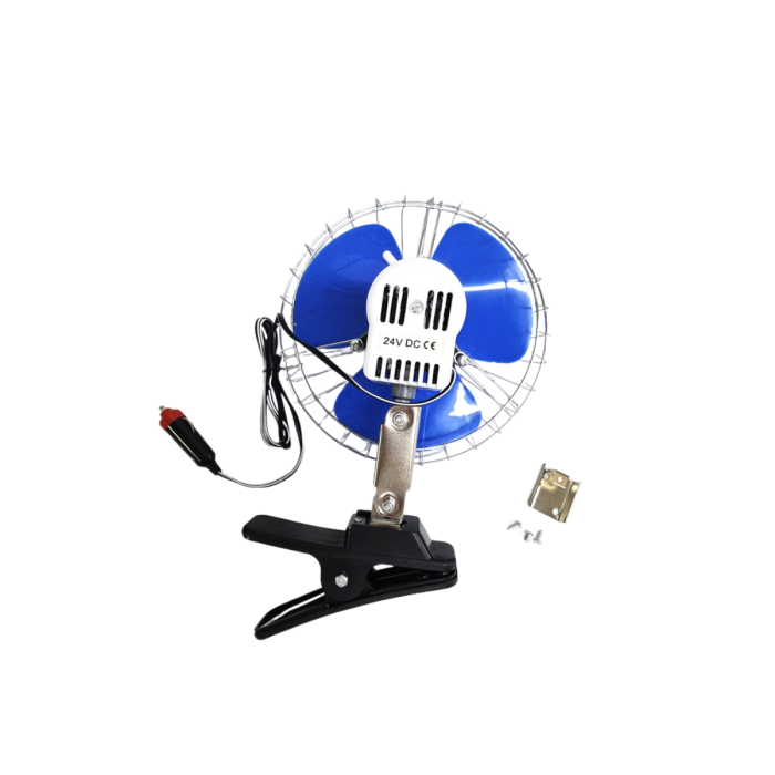 Ventilator auto 8 inch 24V cu clema pentru camion autocamion si utilaje [3]