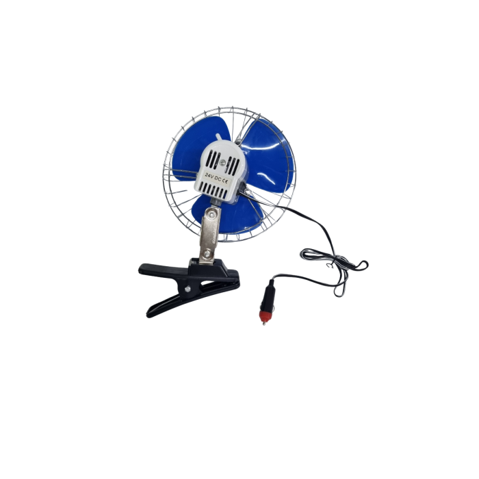 Ventilator auto 8 inch 24V cu clema pentru camion autocamion si utilaje [3]