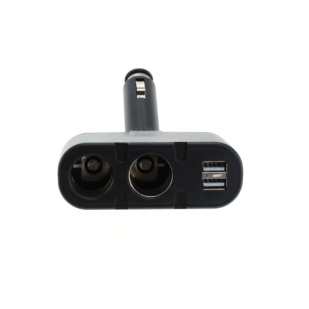Adaptoare Bricheta Auto - Adaptor bricheta auto 2 intrari 1x USB 100W Olesson 1652 12V 24V splitter priza auto reglabil