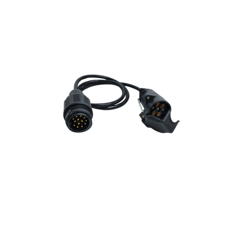 Adaptoare Bricheta Auto - Adaptor Priză Remorcă 13 pini la 7 pini cu Cablu 120 cm – Conector Auto pentru Remorci, Rulote, Platforme