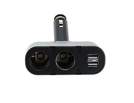 Adaptoare Bricheta Auto - Adaptor bricheta auto cu 2 intrari, mufa USB 100W Olesson 1652