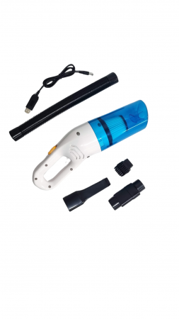 Accesorii Curatare Auto - Aspirator Portabil cu Acumulator 120W cu filtru Hepa si Accesorii 12V