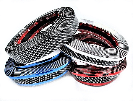 Ornament Protectie Banda Adeziva Carbon pentru Usa, Prag, Bara 3cm*5m [1]