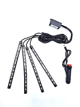 Lumini Ambientale KIT 4 Benzi Led RGB cu Aplicatie Bluetooth [2]