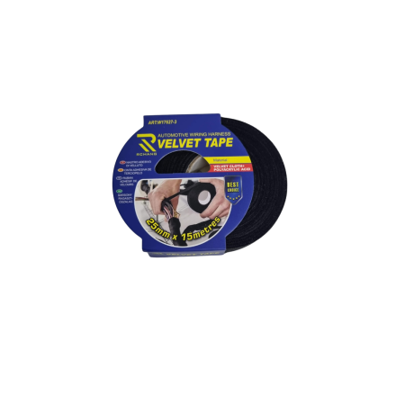 Banda izolatoare - Banda Textila pentru Izolare și Prindere Cabluri Auto, 25 mm x 15 m, Velvet Tape