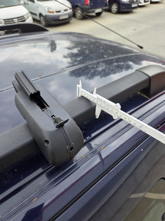 Bare transversale auto aluminiu universale cu cheie pentru bare longitudinale inaltate set 2 buc [4]