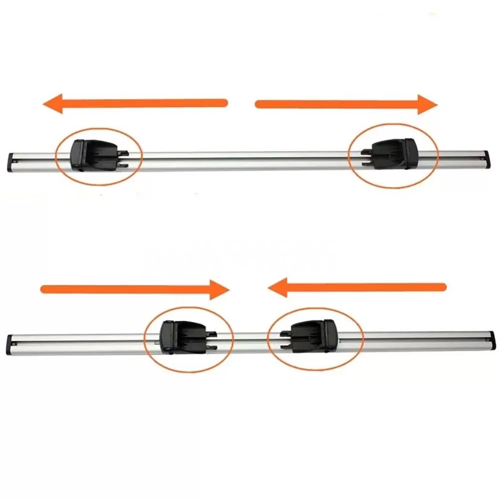 Bare Transversale Universale Aluminiu 120 cm, cu antifurt, portbagaj suplimentar [3]