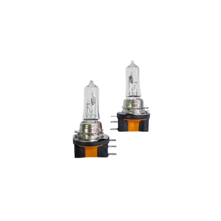 Becuri Halogen Auto - Becuri halogen H15 55W/bec cu Lumina Alba Ultra 5000K cu 2 faze 12V
