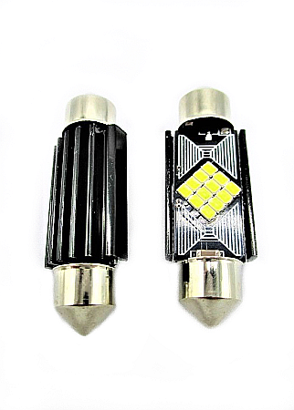 Bec Led Sofit 12 SMD Canbus 36/39 mm [2]