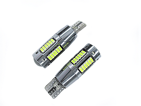 Becuri Led Pozitie - Bec Led T10 30 SMD cu lupa