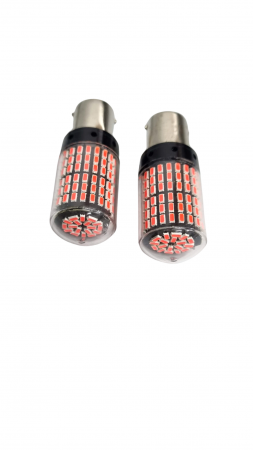Bec semnal 144 SMD BA15S Lumina Rosie [1]