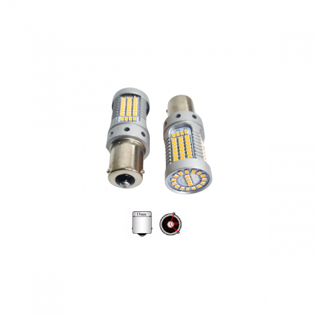 Becuri Led Semnal - Bec semnal LED 119 SMD Orange Excentric