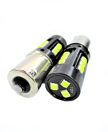 Becuri Led Semnal - Bec semnal 15 SMD BA15S 8-80 V
