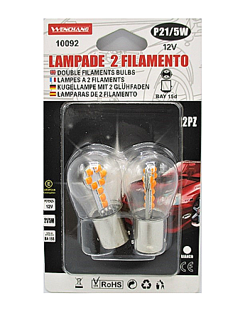 Bec semnal 18 SMD BA15S lumina galbena [1]