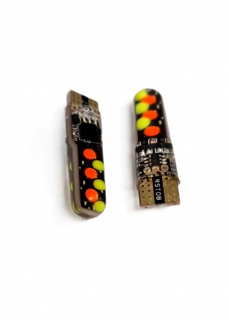 Bec Set T10 Led RGB Auto cu Telecomanda [1]