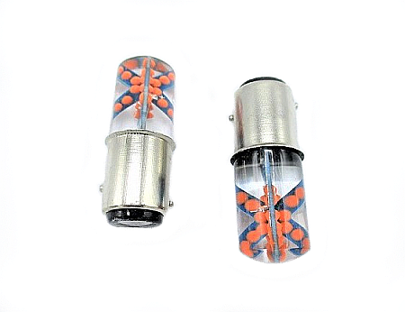 Becuri Led Stop Frana - Bec stop frana Silicon BAY15D Alb / Rosu