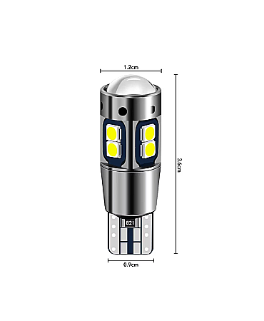 Bec T10 10 SMD 3030 cu lupa [1]