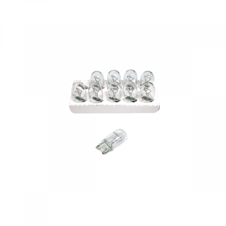 Becuri Led Pozitie - Bec T20 Soclu Sticla 12V/21W cu 1 Faza 10 buc/set