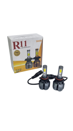 Becuri Led 9006 R11 pentru faruri 6500K Canbus 300W 12V [2]