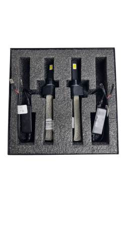 Becuri Led H1 7S Canbus, pentru faruri, radiator panglica metal 6000K [1]