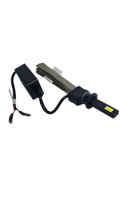 Becuri Led H1 7S Canbus, pentru faruri, radiator panglica metal 6000K [2]