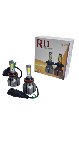 Becuri Led H11 R11 pentru faruri 6500K Canbus 150W 12V [3]