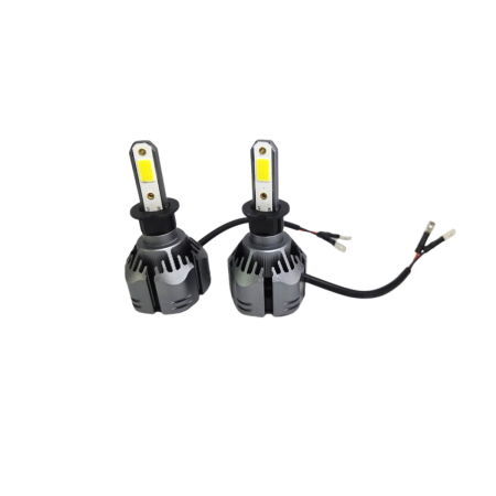 Becuri LED Far & Proiector - Becuri LED H3 R11 6500K pentru faruri auto 12V set 2 bucati