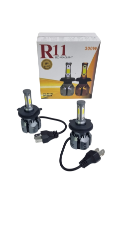 Becuri Led H4 R11 pentru faruri 6500K Canbus 300W 12V [2]