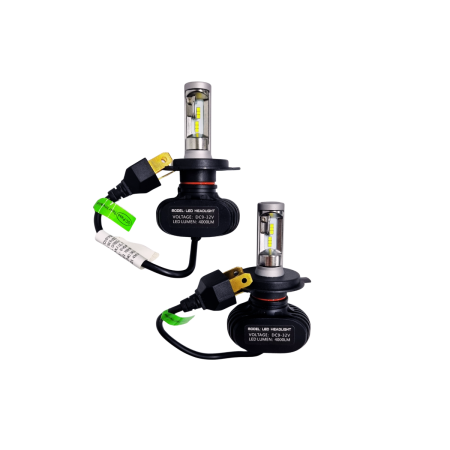 Becuri Led Auto - Becuri Led H4 S1 Canbus, pentru faruri 6500K