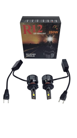 ​​​​​​​Becuri Led H7 R12 pentru faruri 6500K cu Canbus, Plug & Play 12-24V [3]