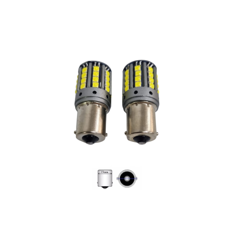 Becuri semnal LED 44 SMD Lumina Alba 12-24V [1]